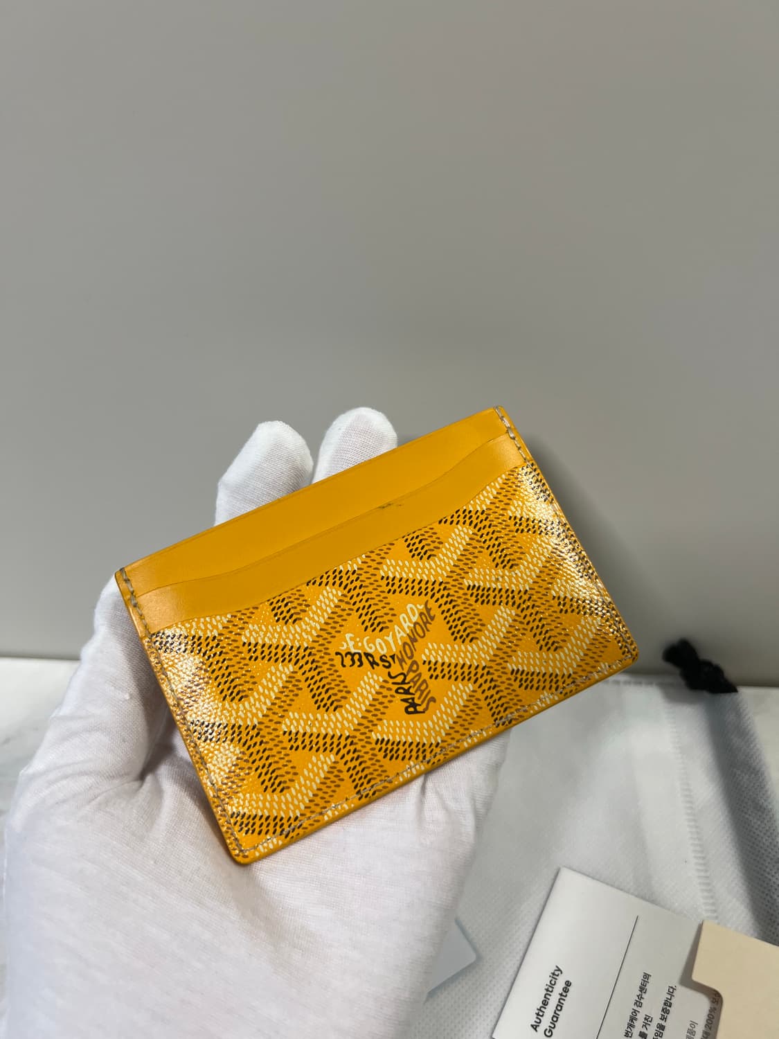 고야드 생쉴피스 카드지갑 옐로우 상품이미지2