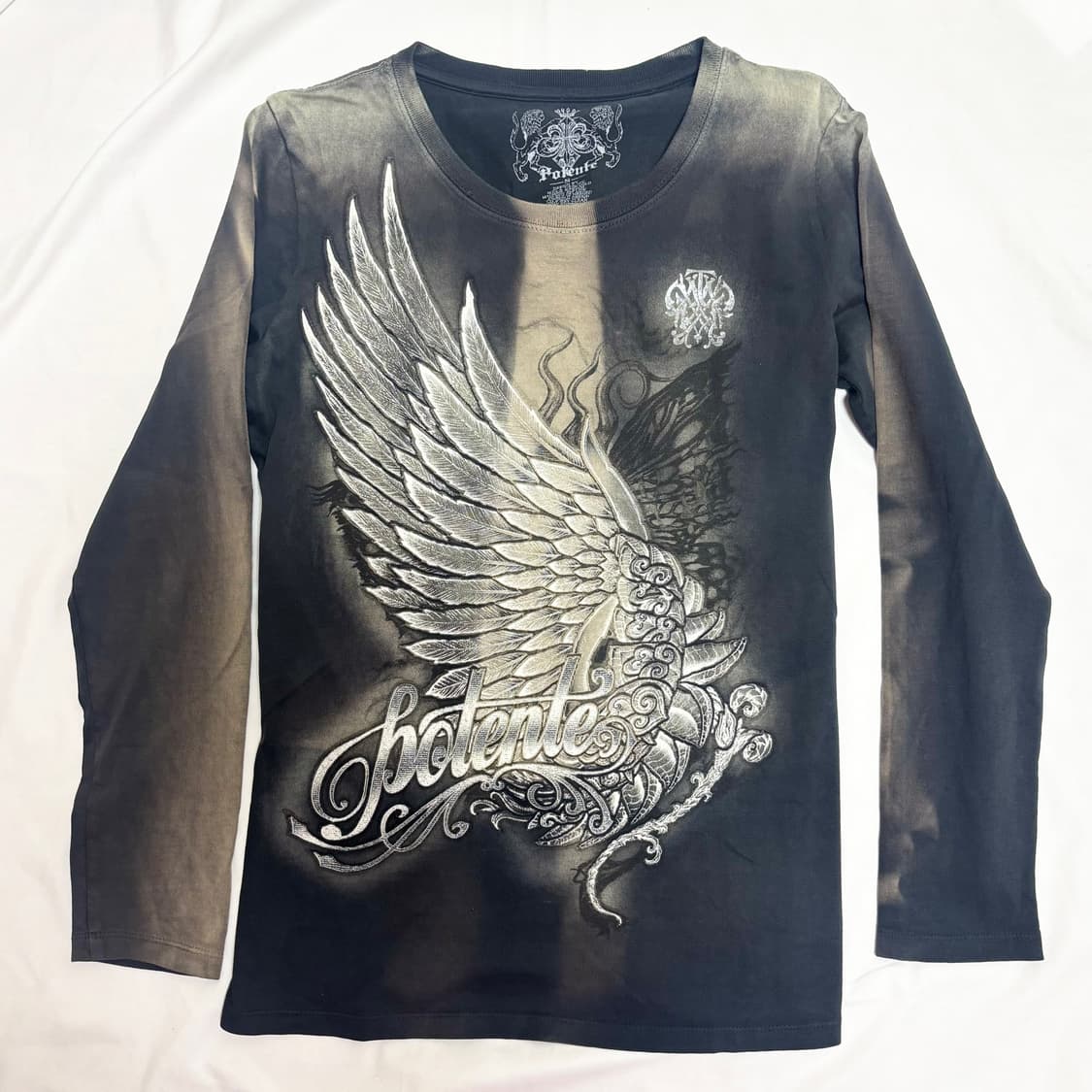 빈티지 y2k 오리엔탈 그런지 갸루 그래픽 티셔츠 상품이미지1