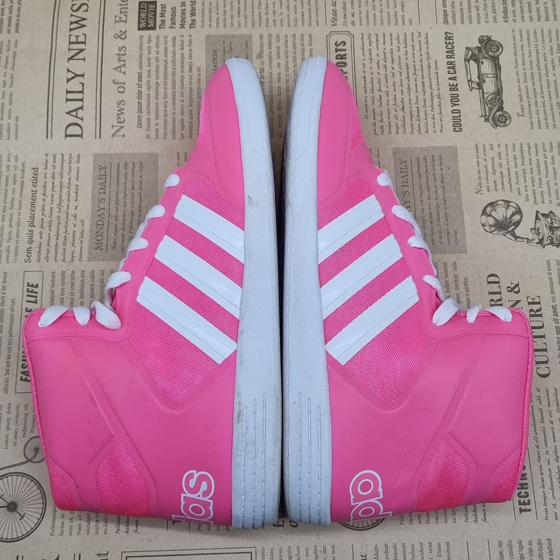 아디다스 핑크 여성미드240 상품이미지5