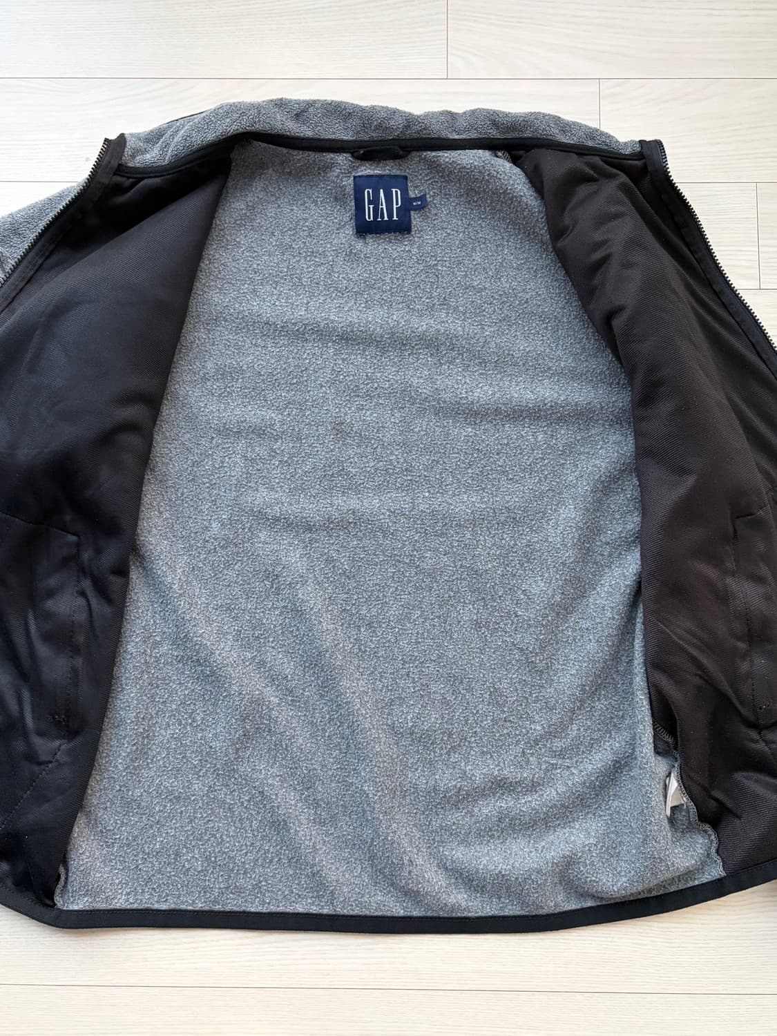 90s 올드 빈티지 갭 플리스 그레이 자켓 M (103-105) 상품이미지4