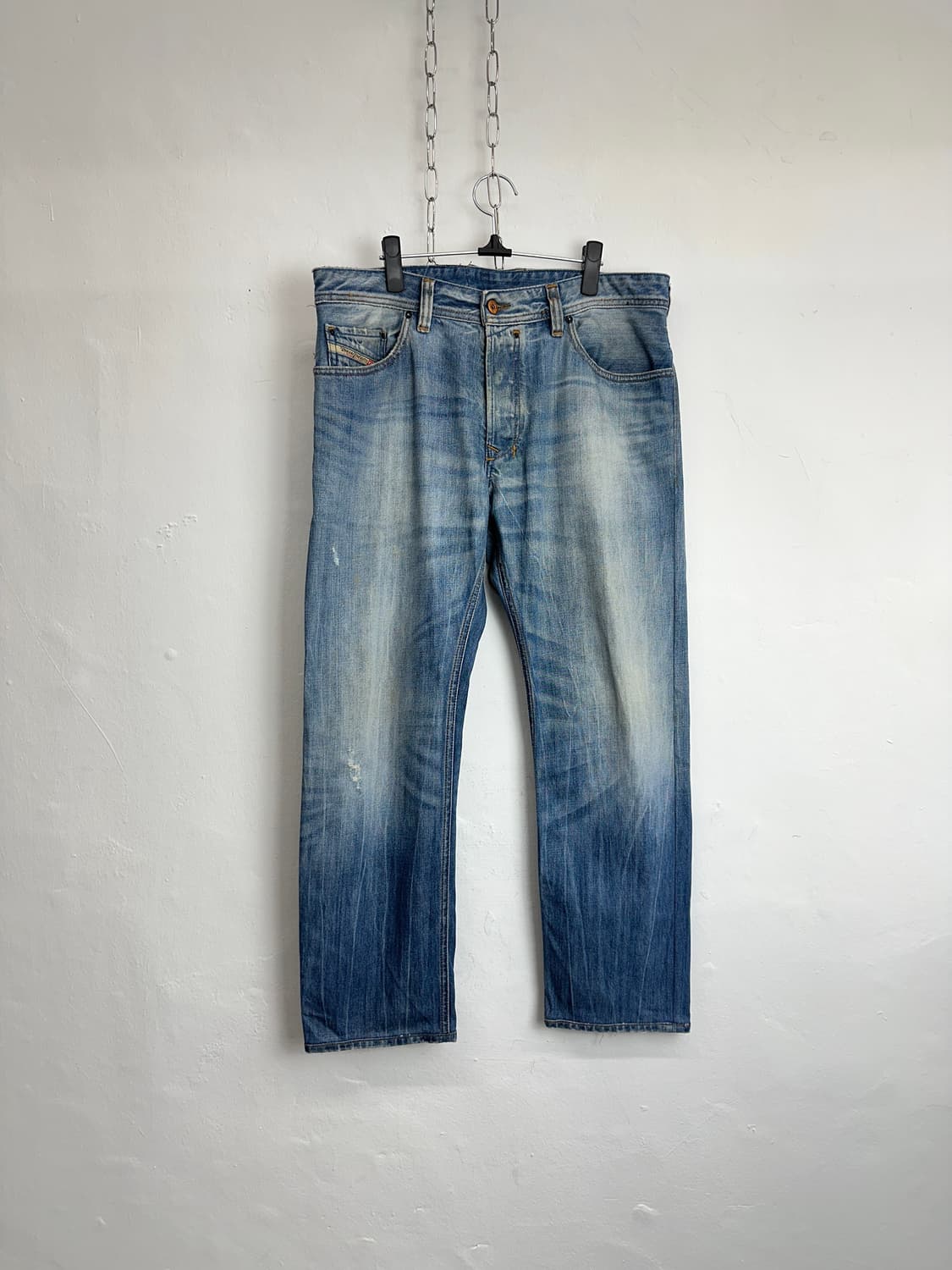 Diesel Safado Regular Slim-Straight Deni 상품이미지4