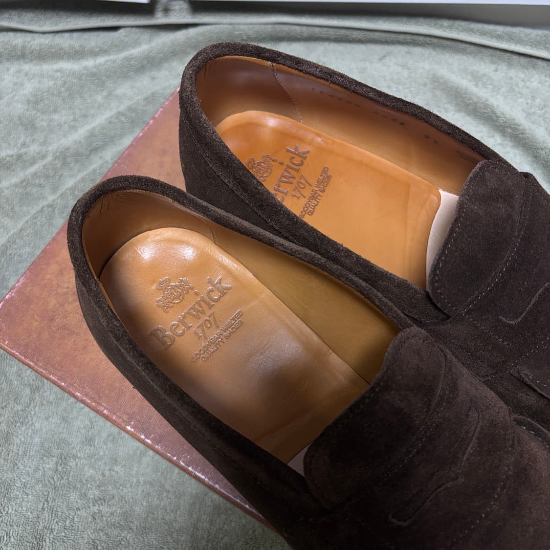 버윅 4456 스웨이드 로퍼 브라운 상품이미지5