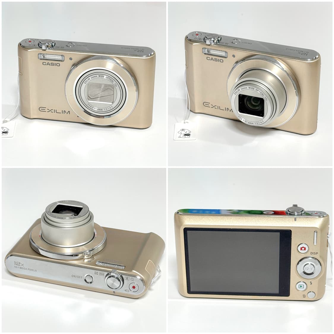 카시오 엑슬림 ZS190 샴페인골드 빈티지디카 상품이미지2