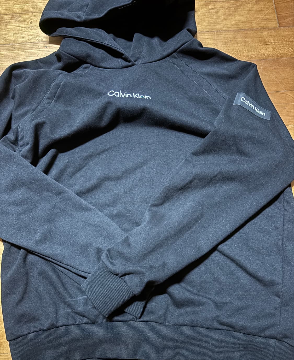 calvin klein black hoodie Lsize 상품이미지2
