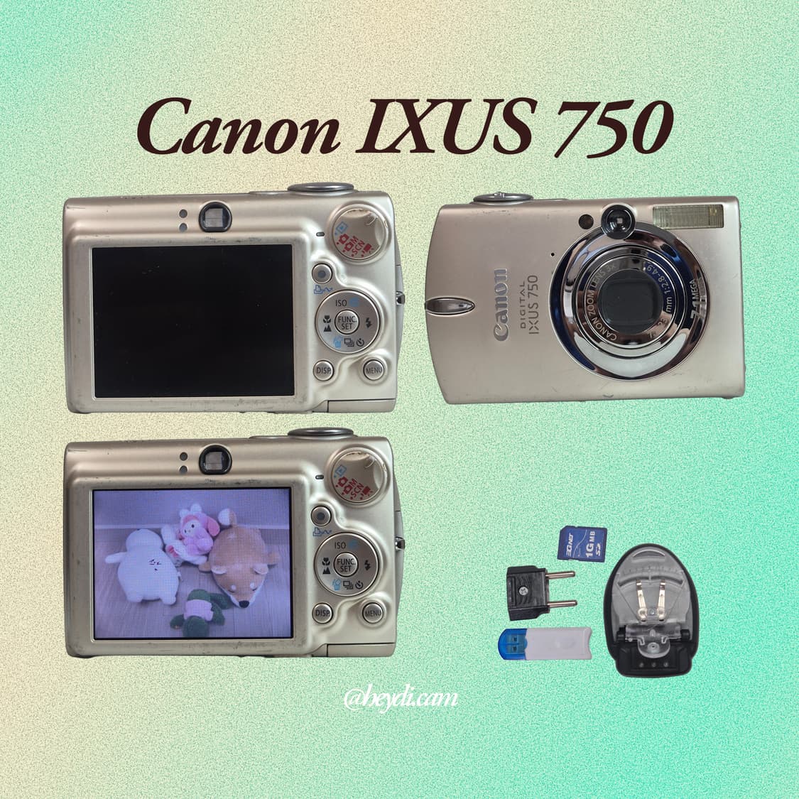 (아일릿 원희) 캐논 ixus750 IXY700 골드 상품이미지2