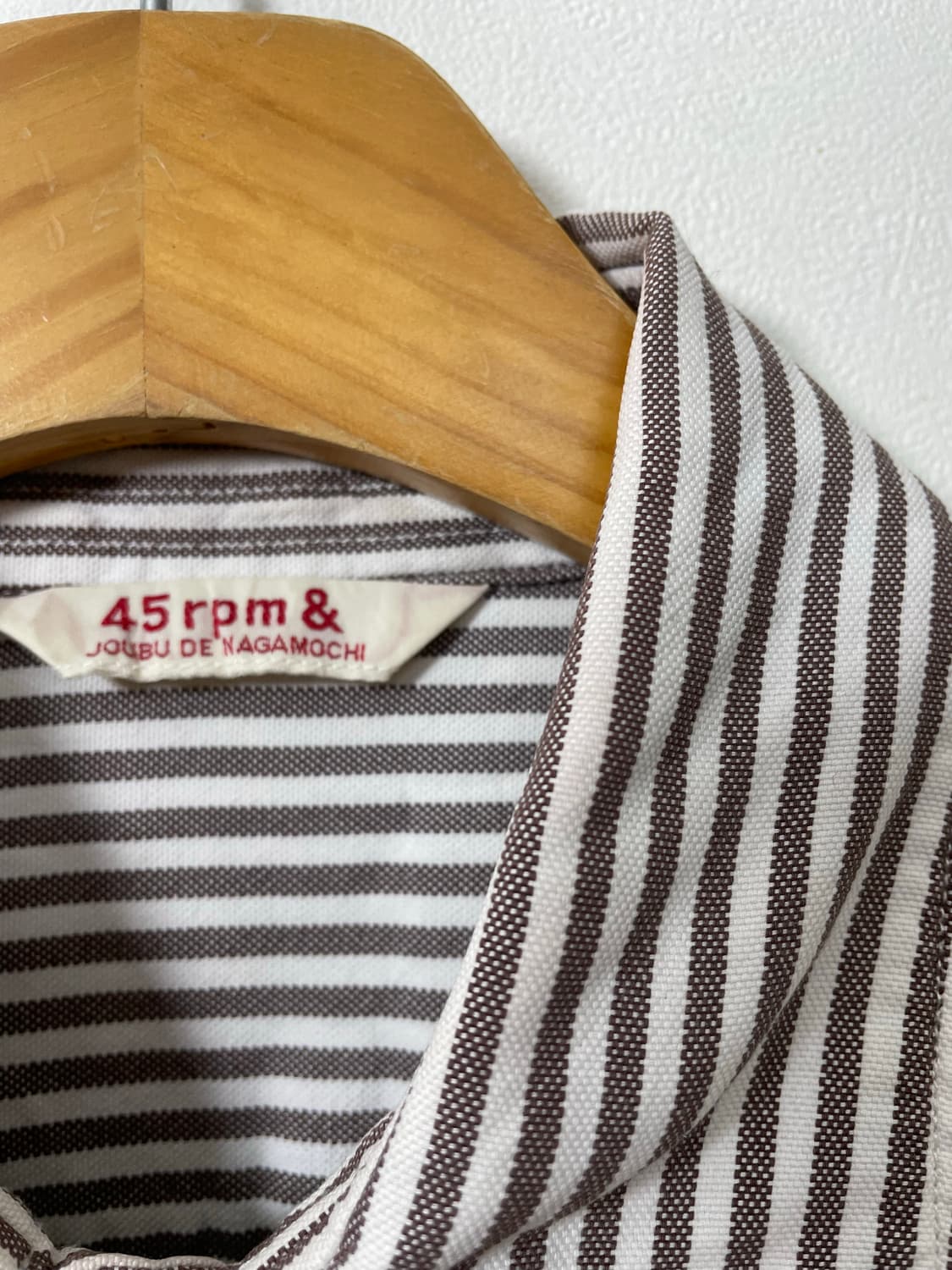 45rpm 스트라이프 옥스포드 셔츠 L - S65 상품이미지10