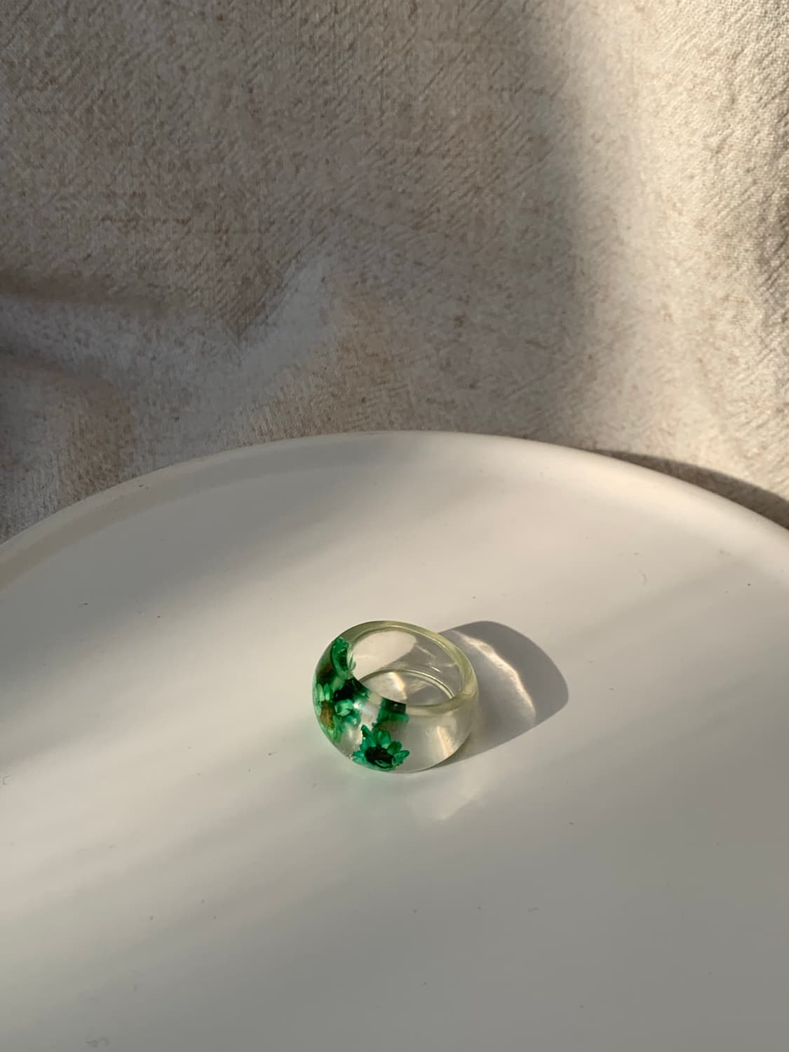 Green transluent ring  상품이미지1