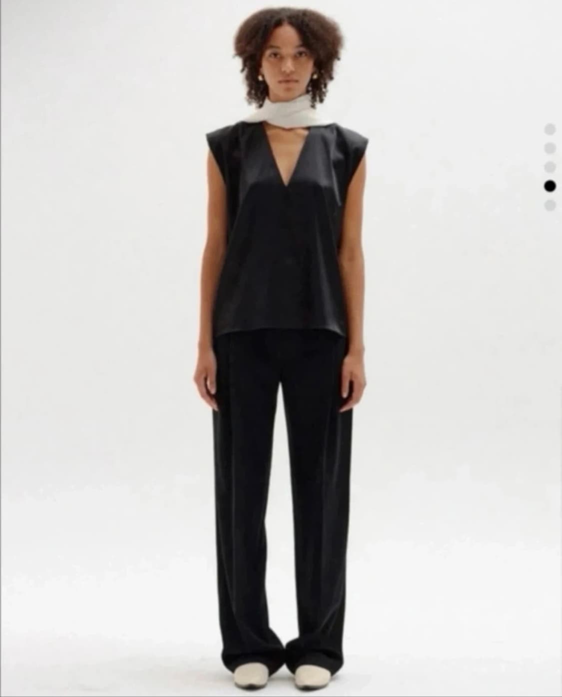 Eenk simon 스카프 베스트 탑 _ S 상품이미지3