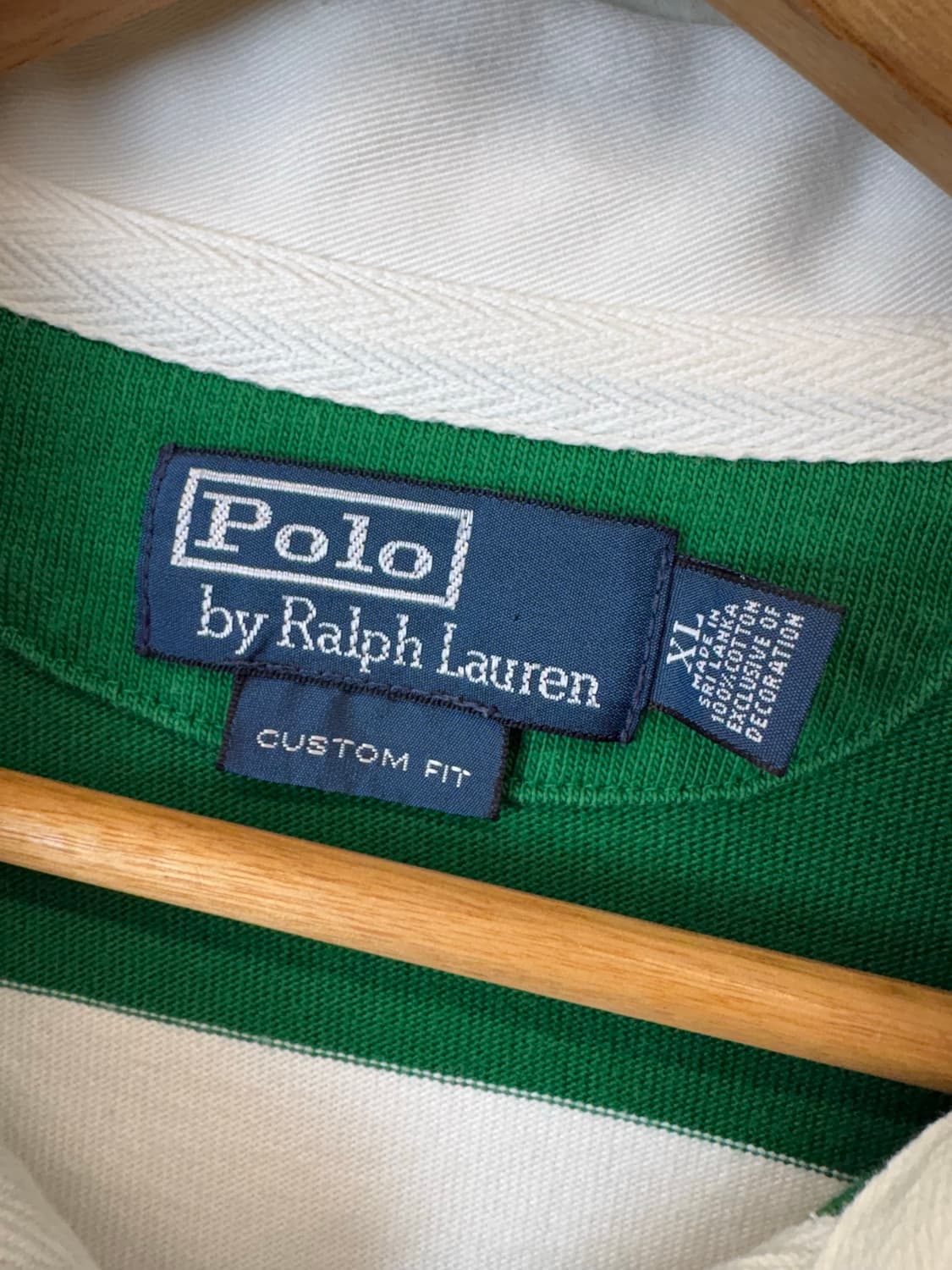 폴로랄프로렌 빈티지 단가라 럭비 셔츠 상품이미지8