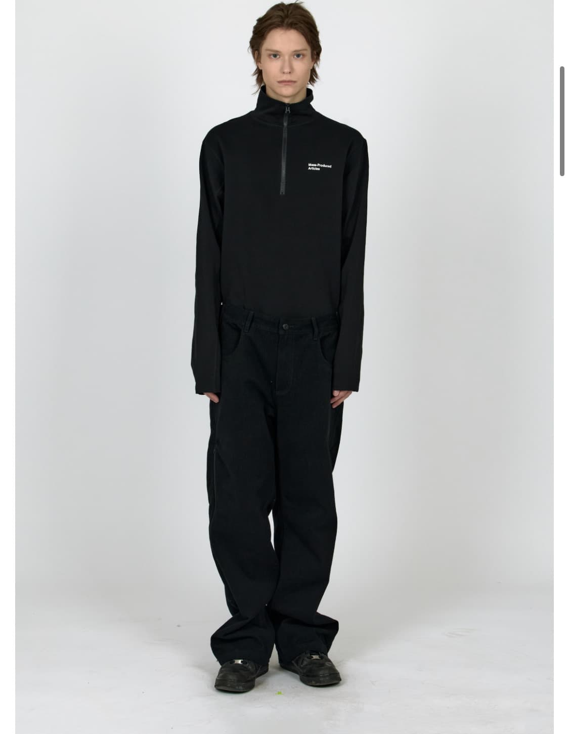 플라스틱 프로덕트 하프 집업 져지 상품이미지3