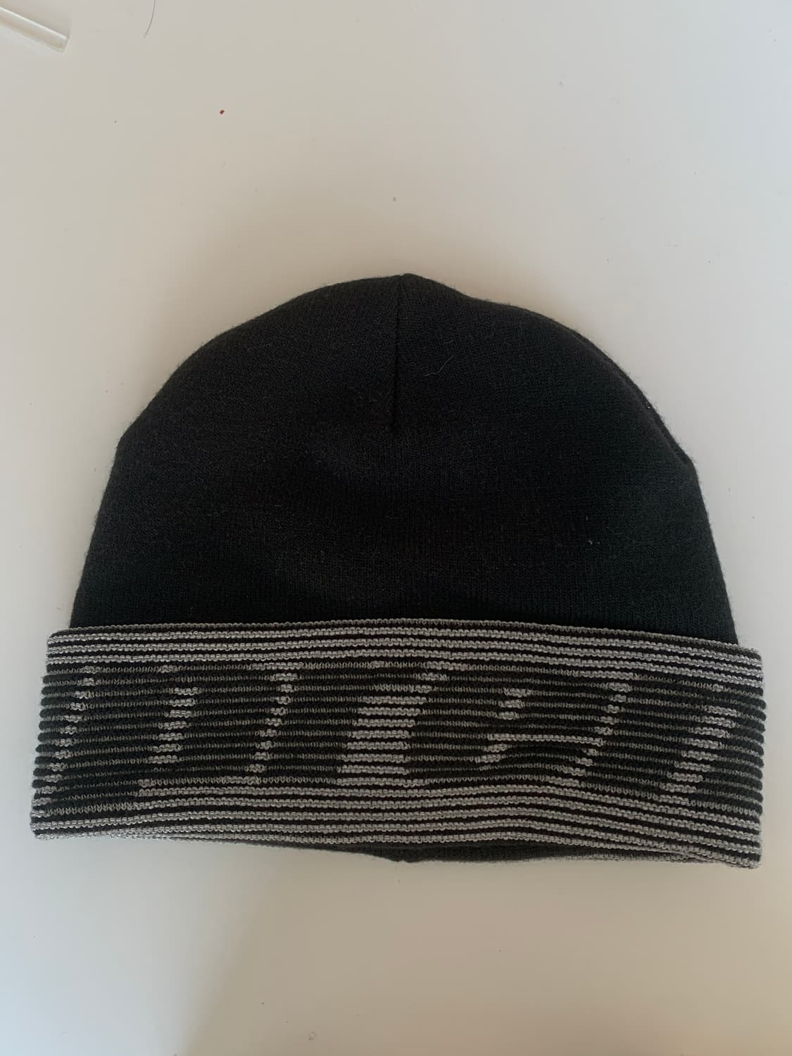 슈프림 리플렉티브 자카드 비니 블랙 상품이미지1