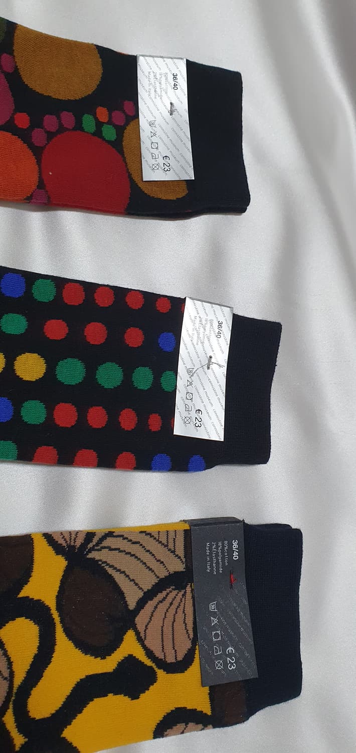 그린 옐로우 도트 CONNISTINE MUSEUM 코니스틴 뮤지엄 양말 상품이미지8