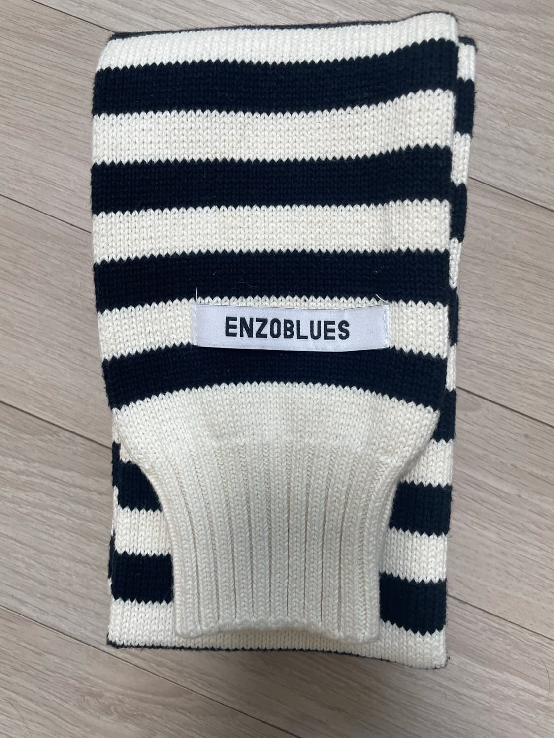 롱 슬리브 머플러 (Black) 상품이미지2