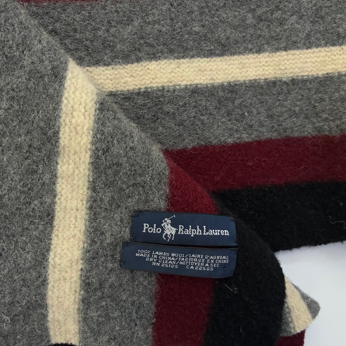 Polo  폴로 랄프로렌 자수 램스울 머플러 상품이미지5