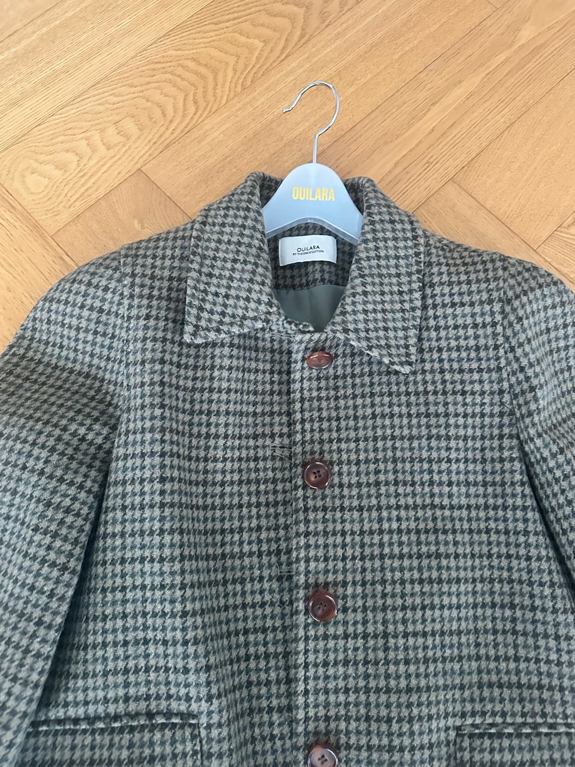 위라라 프린세스 코트 체크 상품이미지6