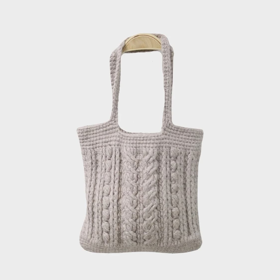  꽈배기 니트 숄더백 61602 상품이미지1