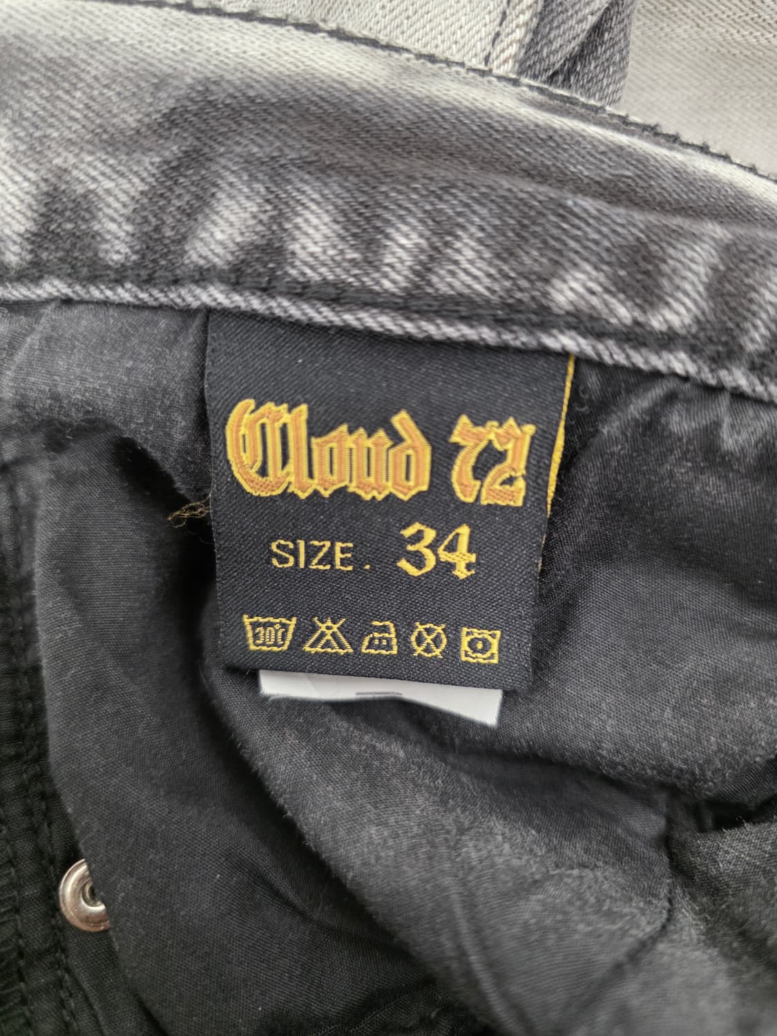 클라우드72 워싱 카고청바지.  싸이즈 34 상품이미지8