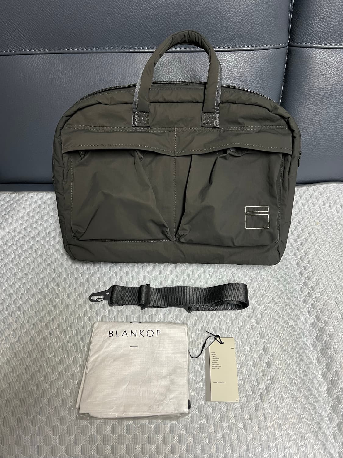 블랭코브 리포터백 올리브 그레이 상품이미지1