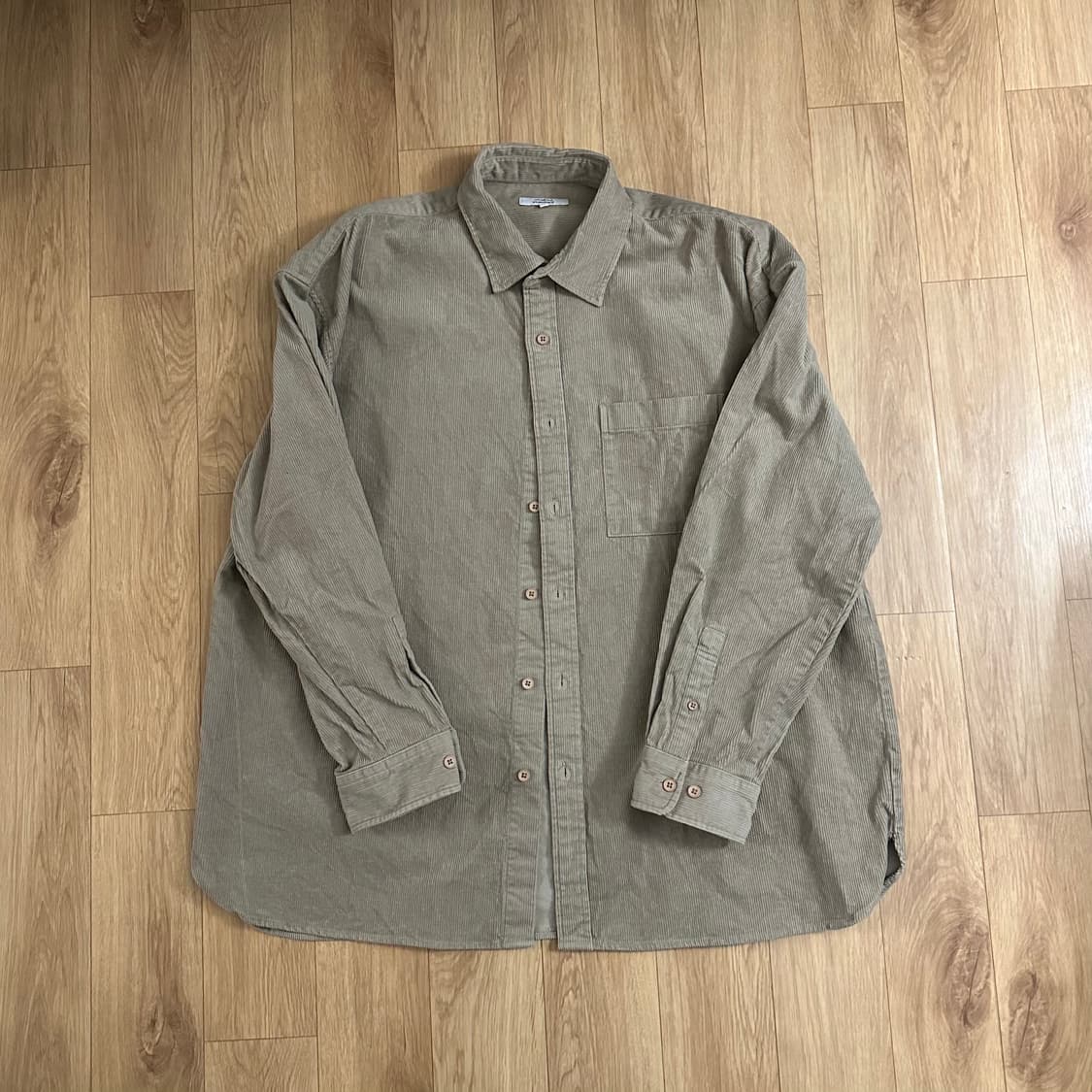 무탠다드 오버사이즈 코듀로이 셔츠 라이트베이즈 XL 상품이미지1