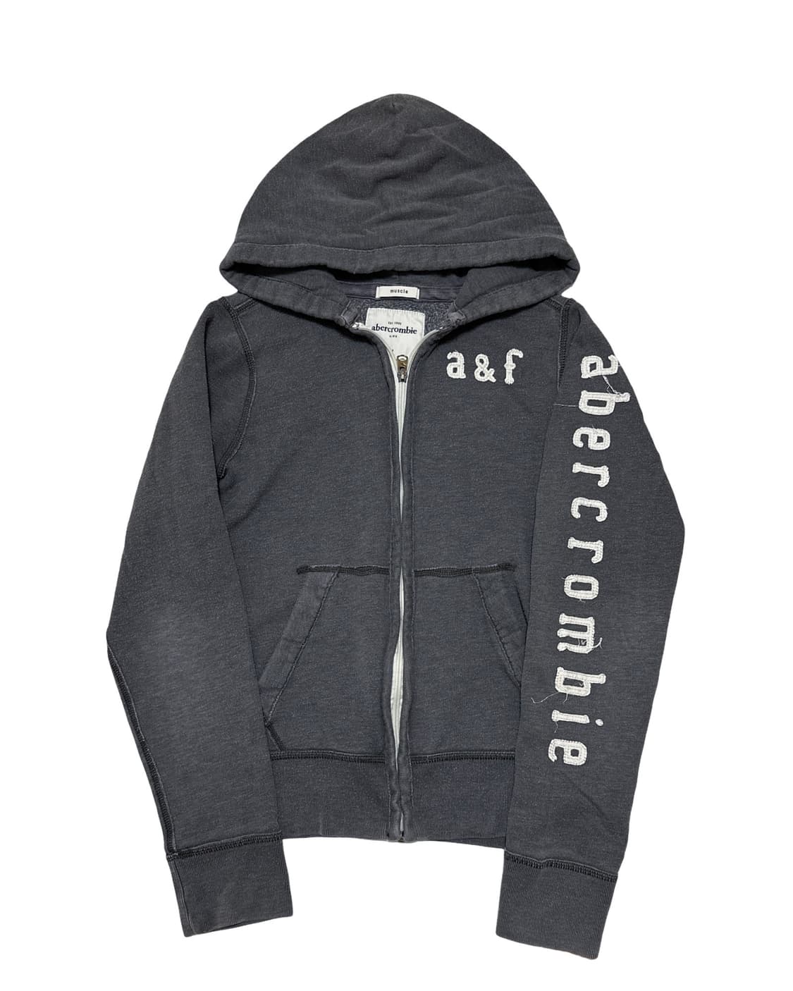 아베크롬비 스펠로고 후드집업 상품이미지1