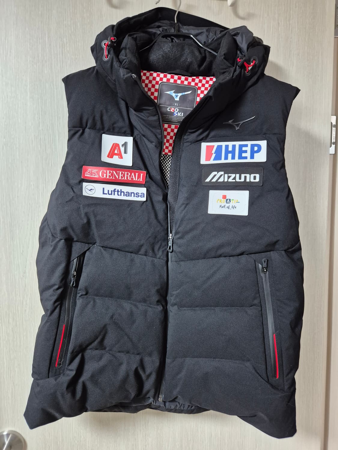 미즈노 크로 스키 다운 베스트 스키패딩조끼 XL 상품이미지1