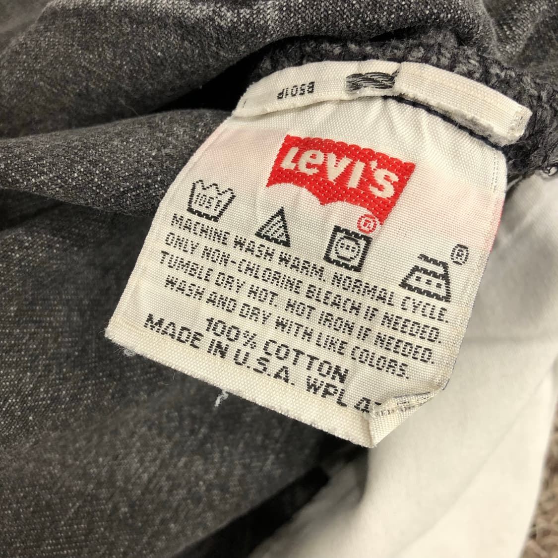 리바이스 501 USA 90s 흑청 블랙 데님 팬츠 상품이미지7