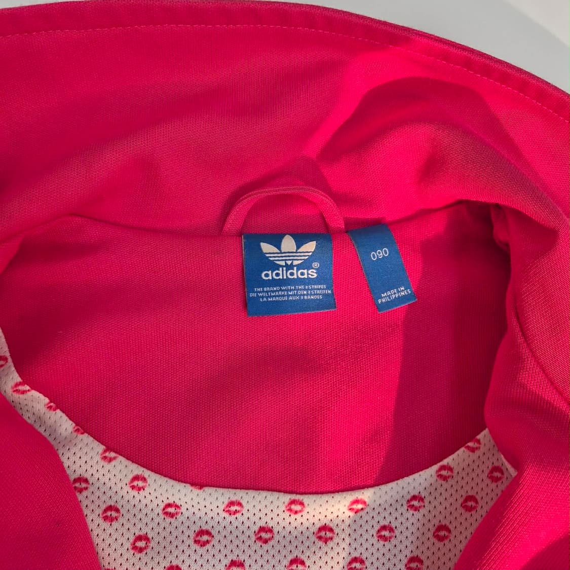 아디다스 여리핏 빅유로파 핑크 걸즈 트랙탑 희귀져지(90) 상품이미지4