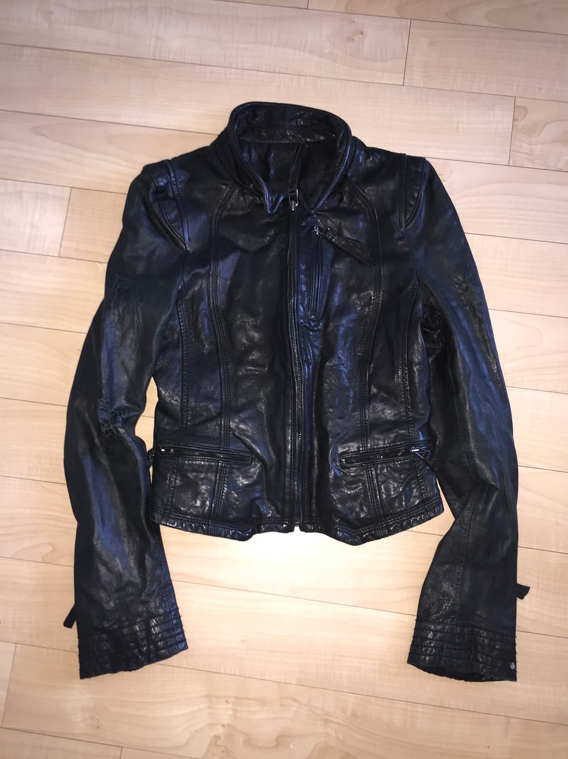 빈티지가죽자켓 상품이미지1