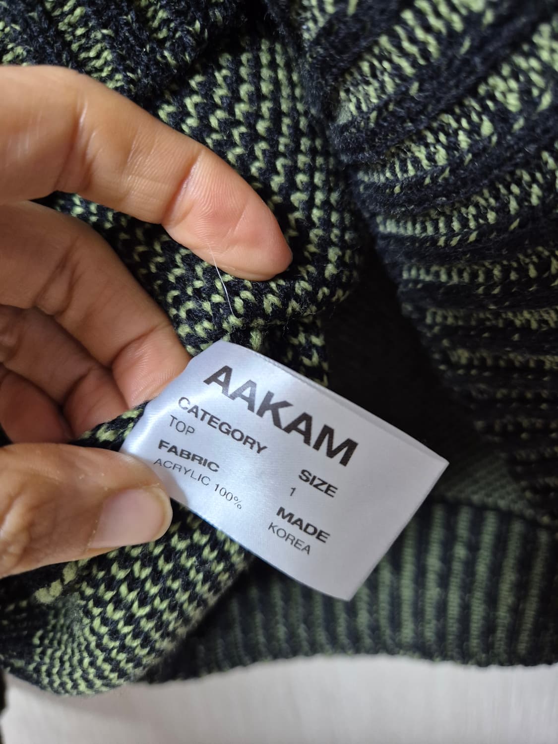 아캄 니트 스웨터 데빌니트 1사이즈 상품이미지7