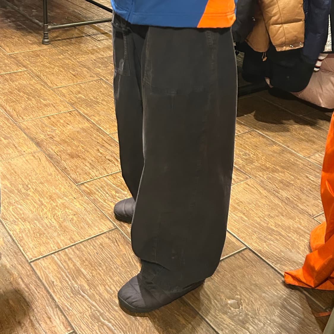 [HI] VTG 스웨이드 팬츠 차콜 상품이미지4