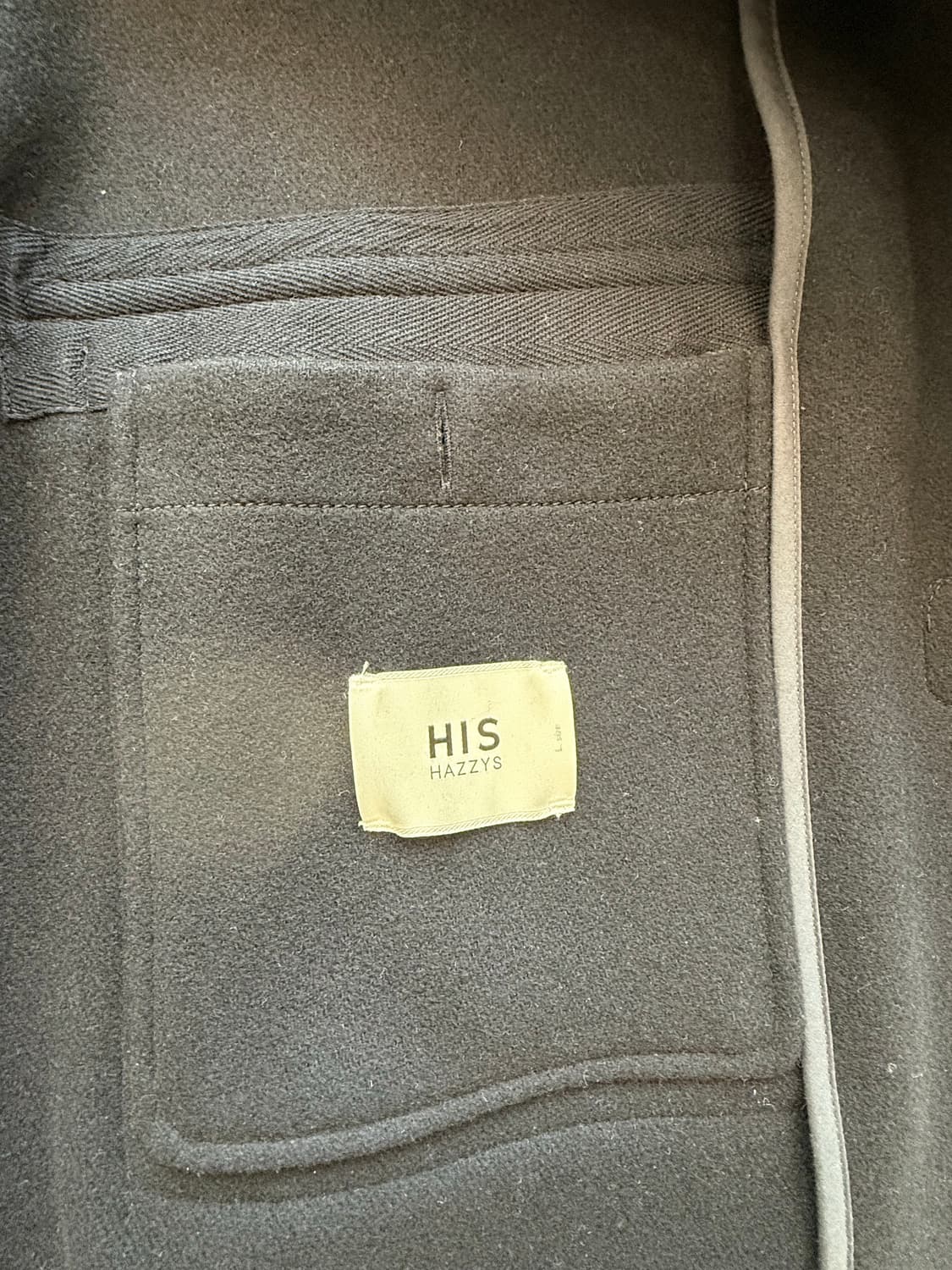 해지스 his 후드 롱 더플 코트 상품이미지4