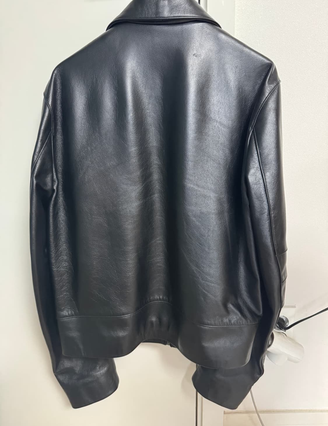 머듈 아펜딕스 레더 자켓 블랙 3사이즈 상품이미지3