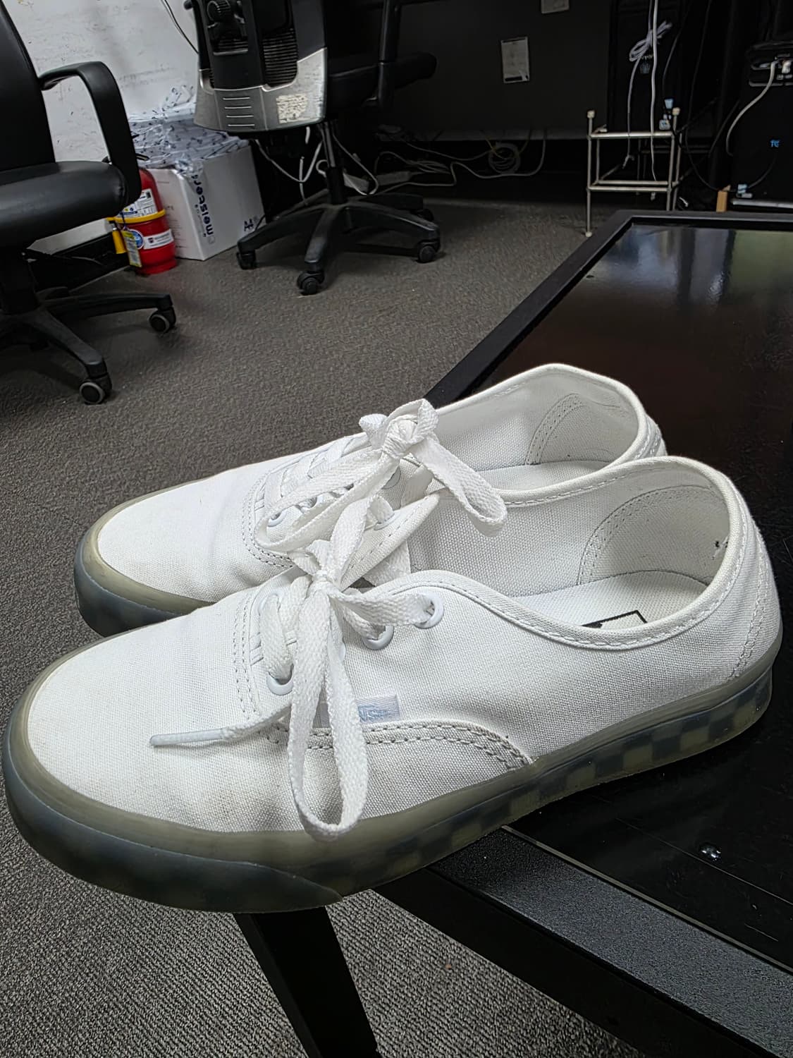 [225] 반스 어센틱 트랜스루센트 화이트 상품이미지1