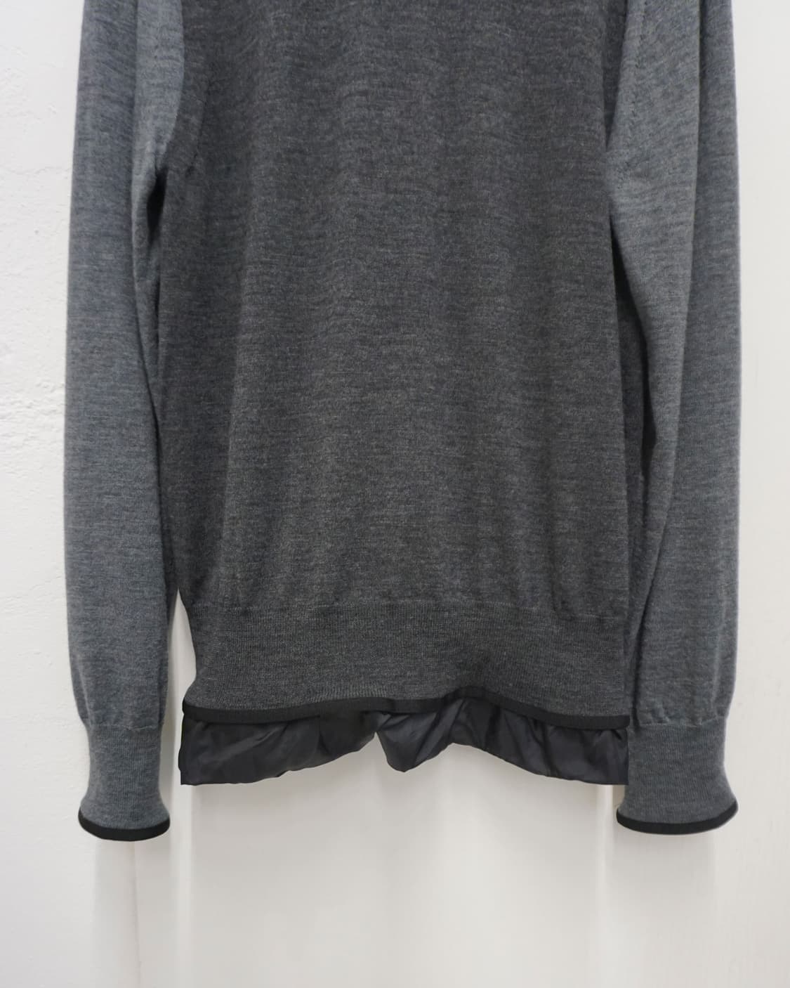 SACAI wool layered cardigan (unisex) 상품이미지6