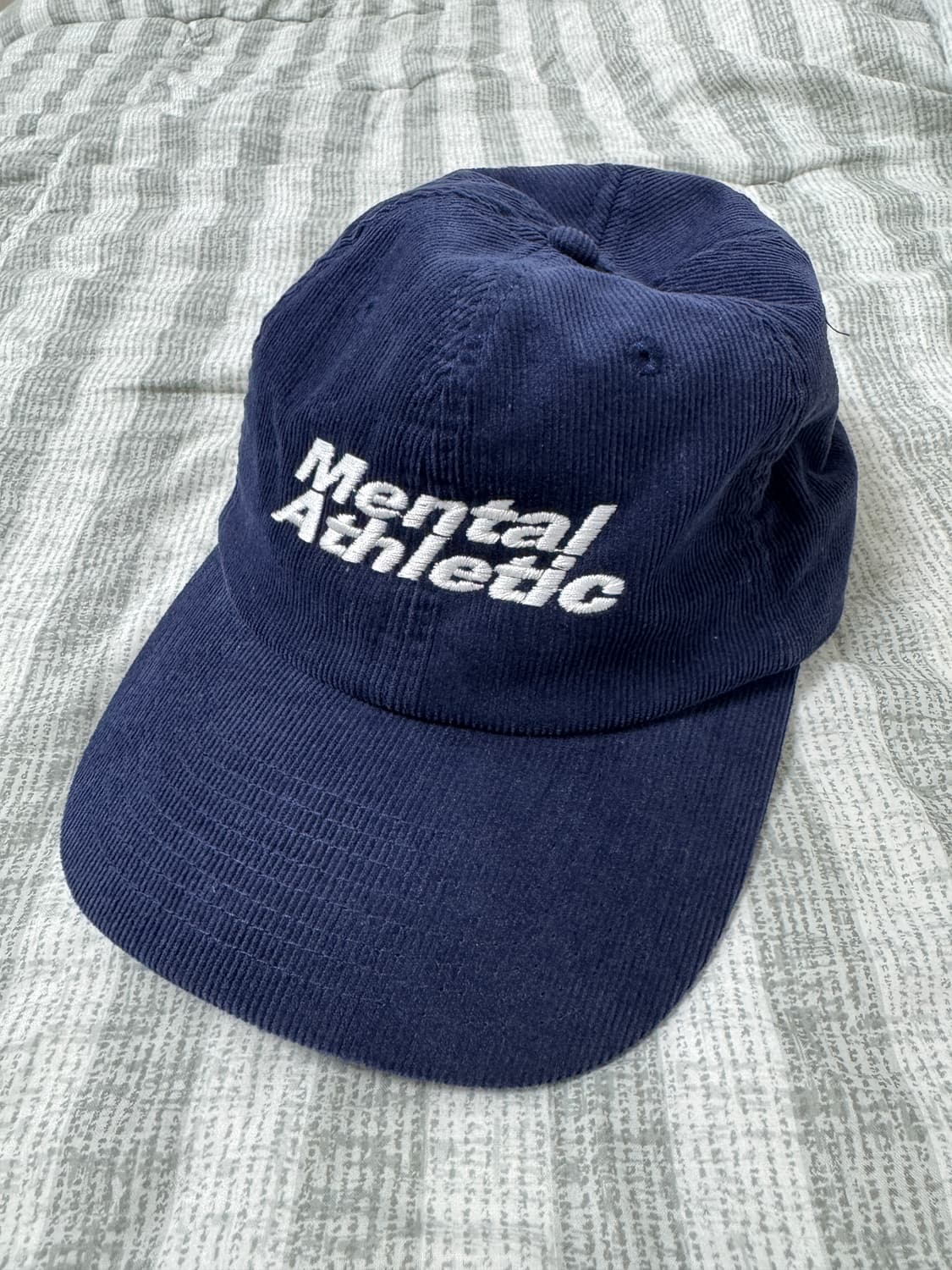 [Mental Athletic] 코듀로이 캡 네이비 os 상품이미지1