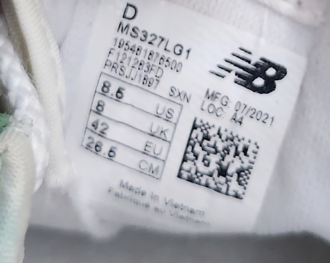 뉴발란스 327  바시티 그린 265mm 상품이미지9