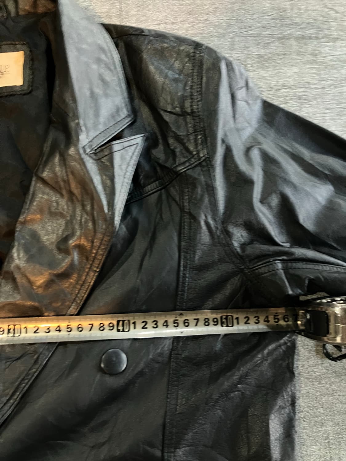 일본빈티지 Classclub 보헤미안레더 양가죽자켓 상품이미지2