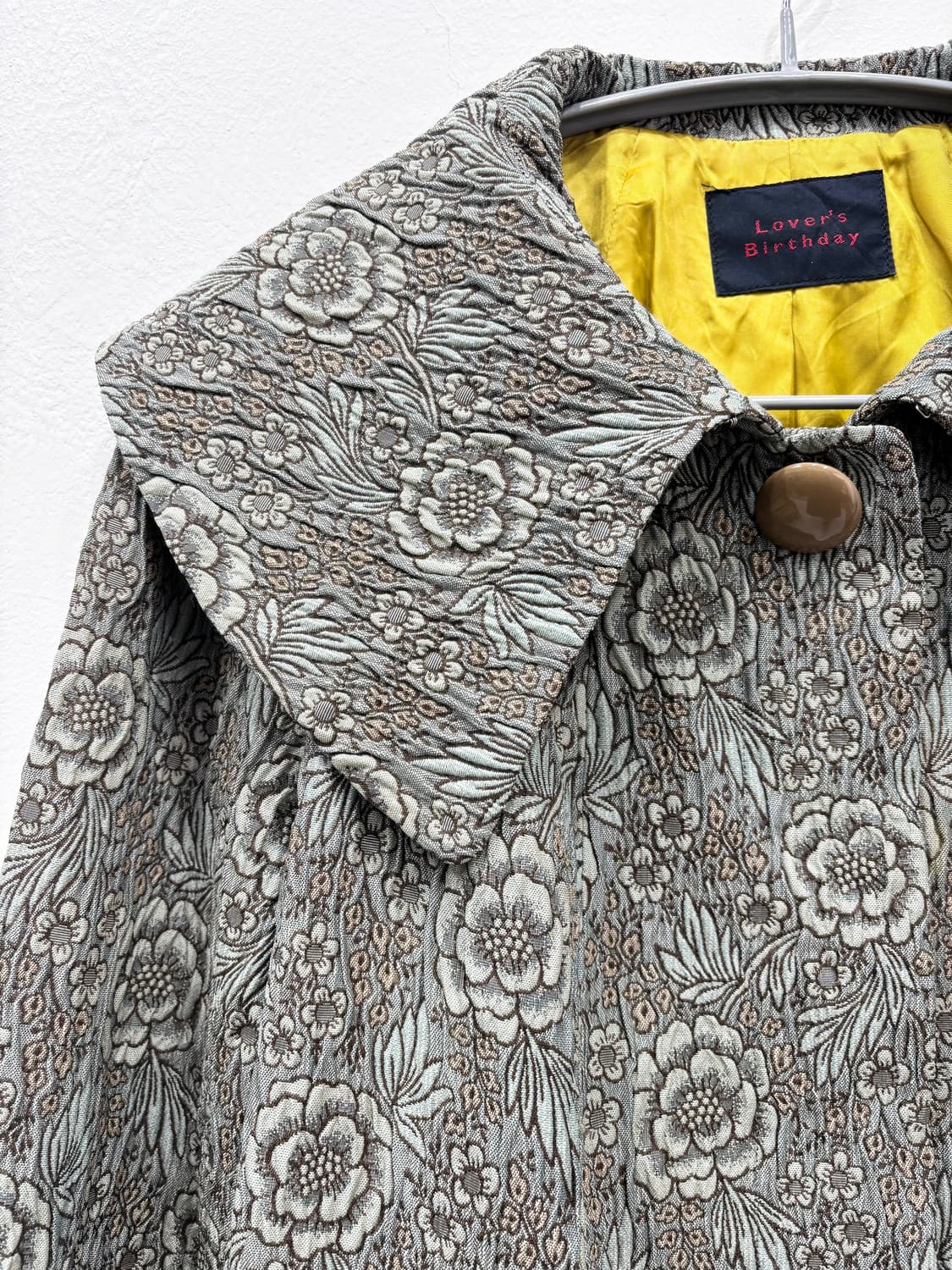 Lover's Birthday 자카드 패턴 코트 상품이미지2