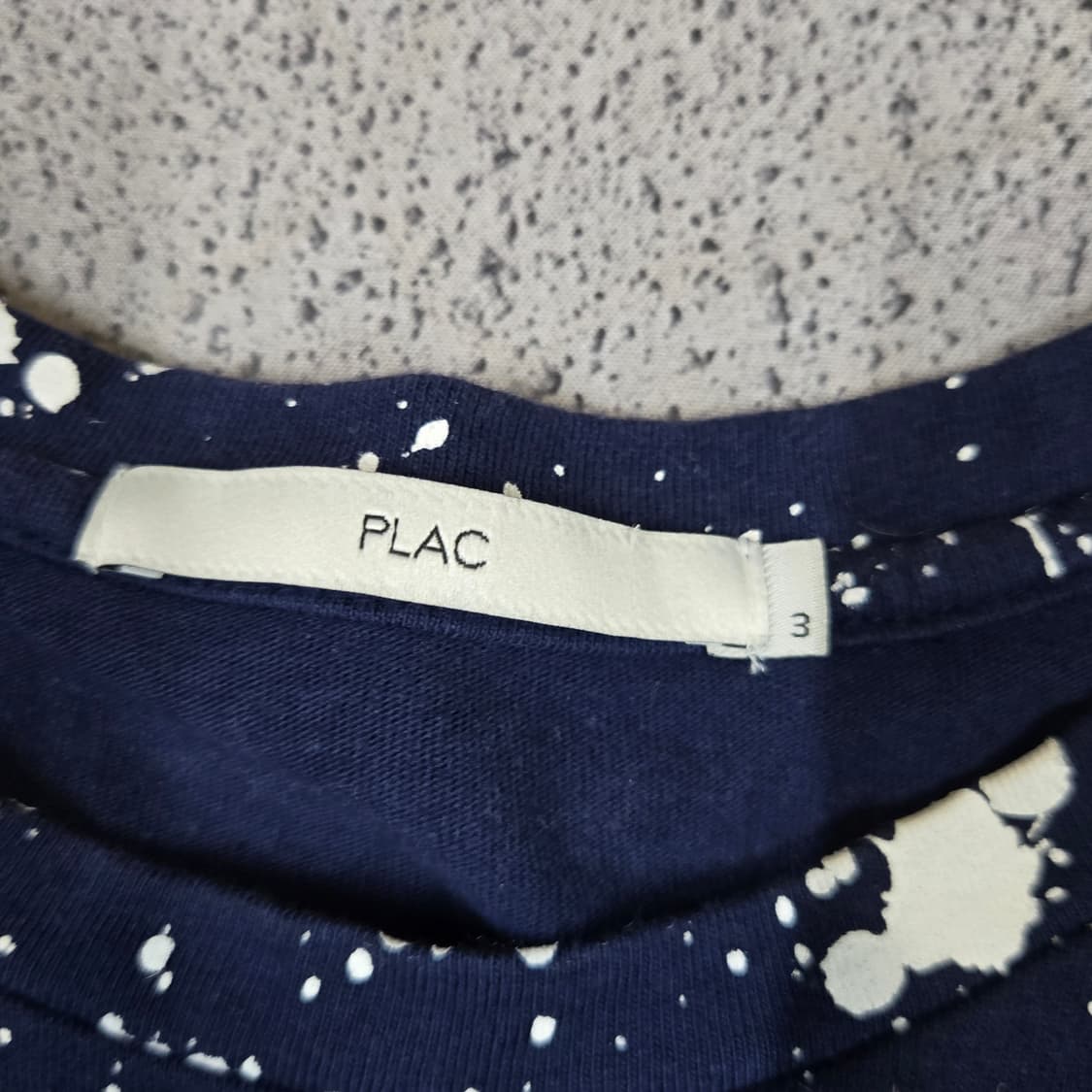 ✨ (바배) 플랙 PLAC 페인트 워싱 반팔티  상품이미지3