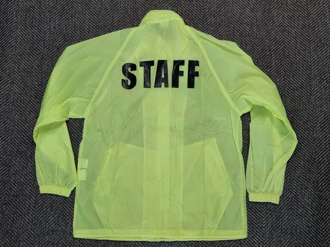 Print Star — 네온 옐로우 윈드자켓 상품이미지3