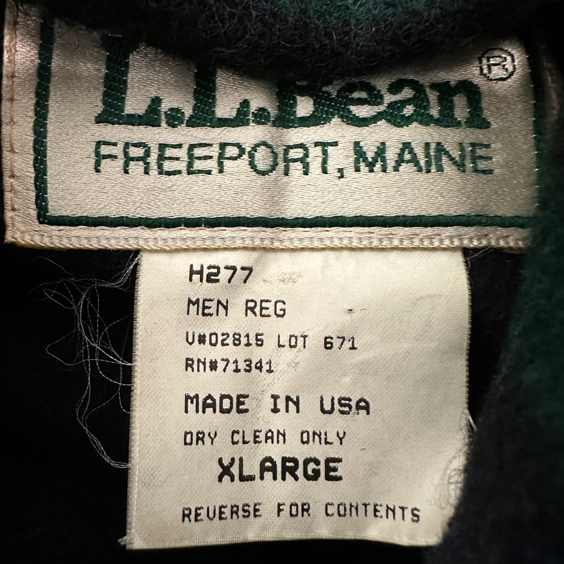 L. L. BEAN usa made duffle coat 상품이미지3