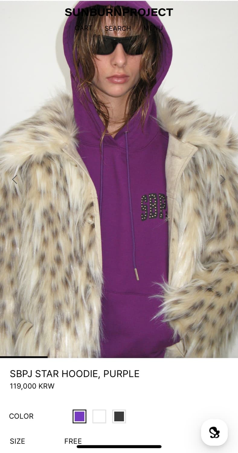 썬번프로젝트 후드 상품이미지1