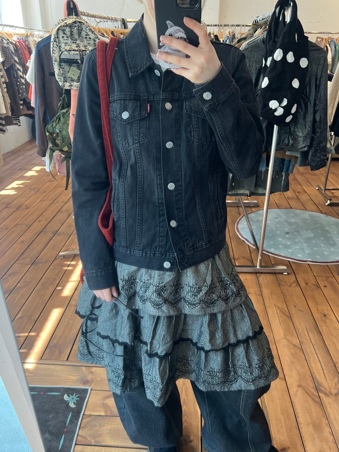 리바이스 블랙 데님 자켓  상품이미지6