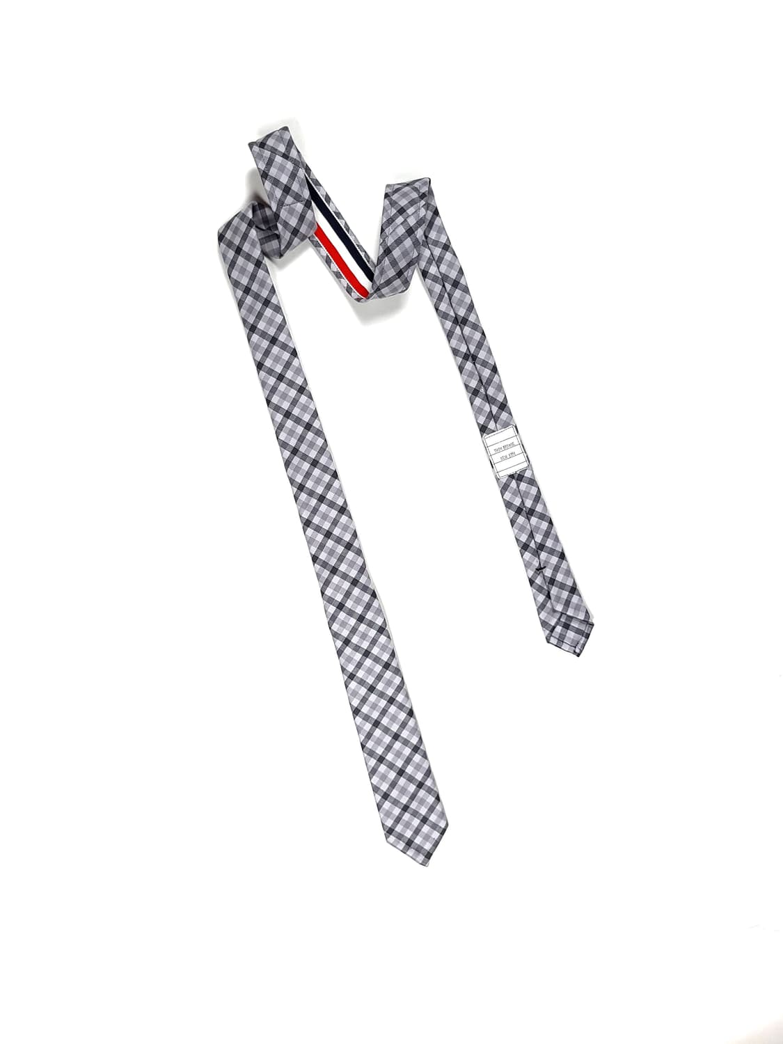 톰브라운 그레이 체크 넥타이 상품이미지1