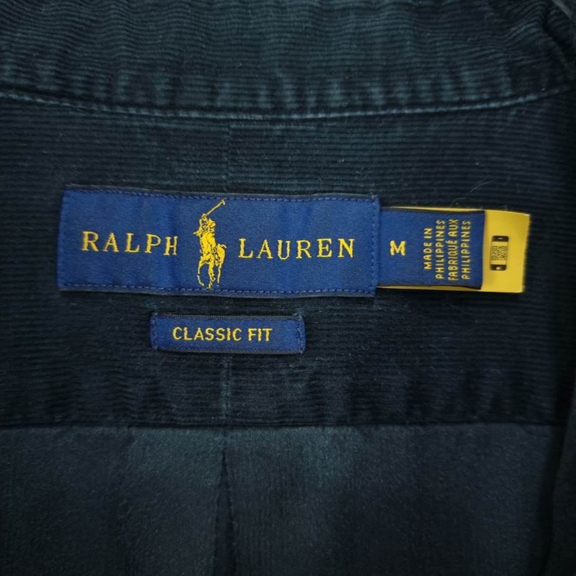 [폴로 랄프로렌] 포니 로고 자수 코듀로이 골덴 셔츠 네이비 M19105 상품이미지7