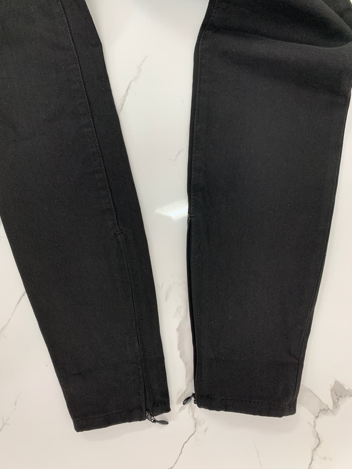 (새상품) 디스퀘어드2 레더패치 블랙진 상품이미지4