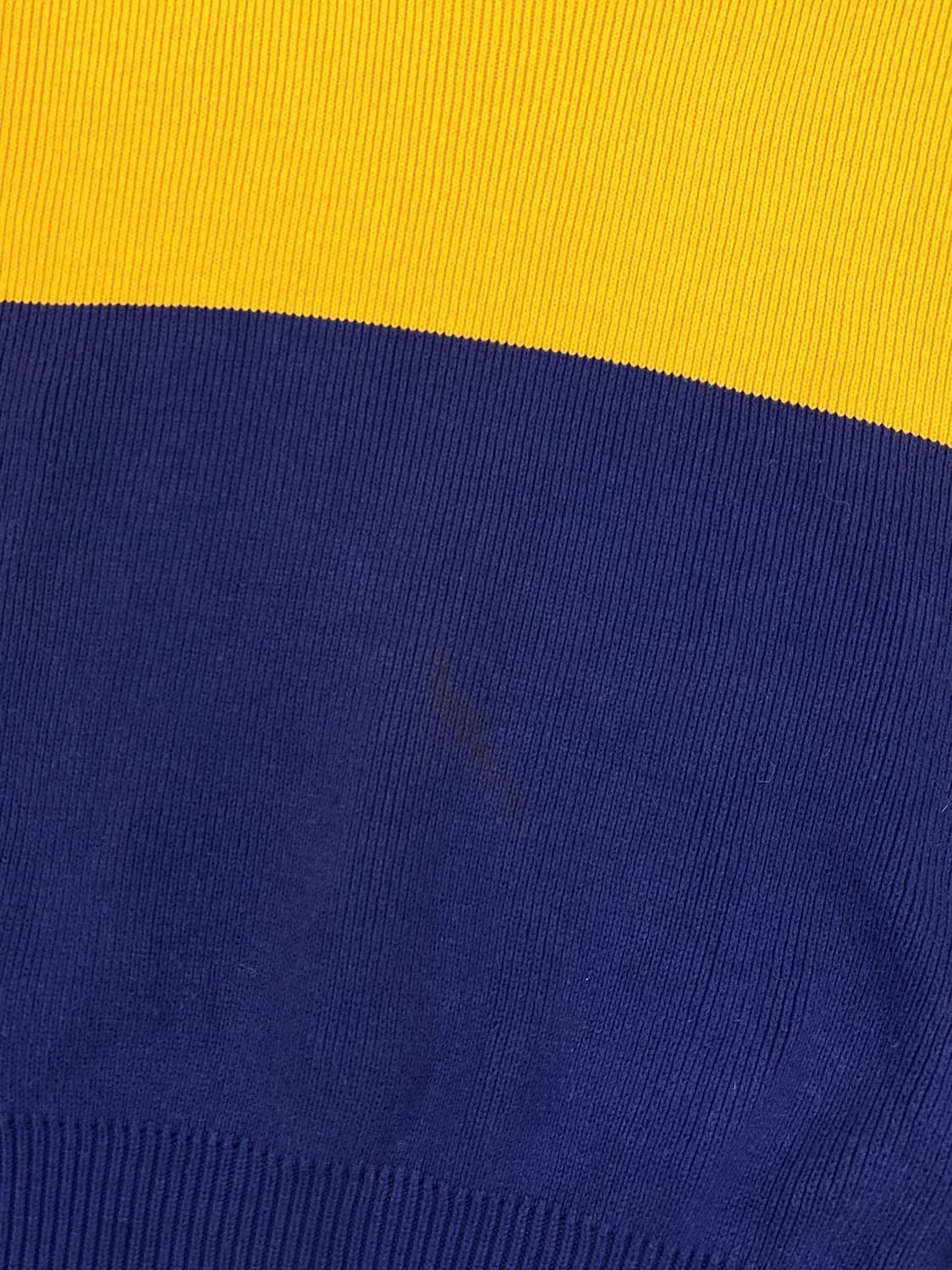 90's 폴로 컬러블록 보트넥 스뤠터 상품이미지5