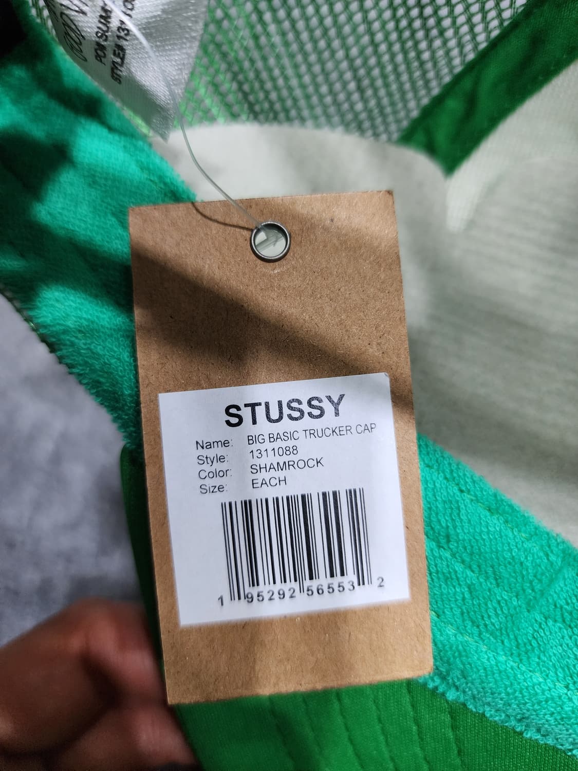 스투시 빅 베이직 트러커 메쉬 캡 모자 샴록 상품이미지10