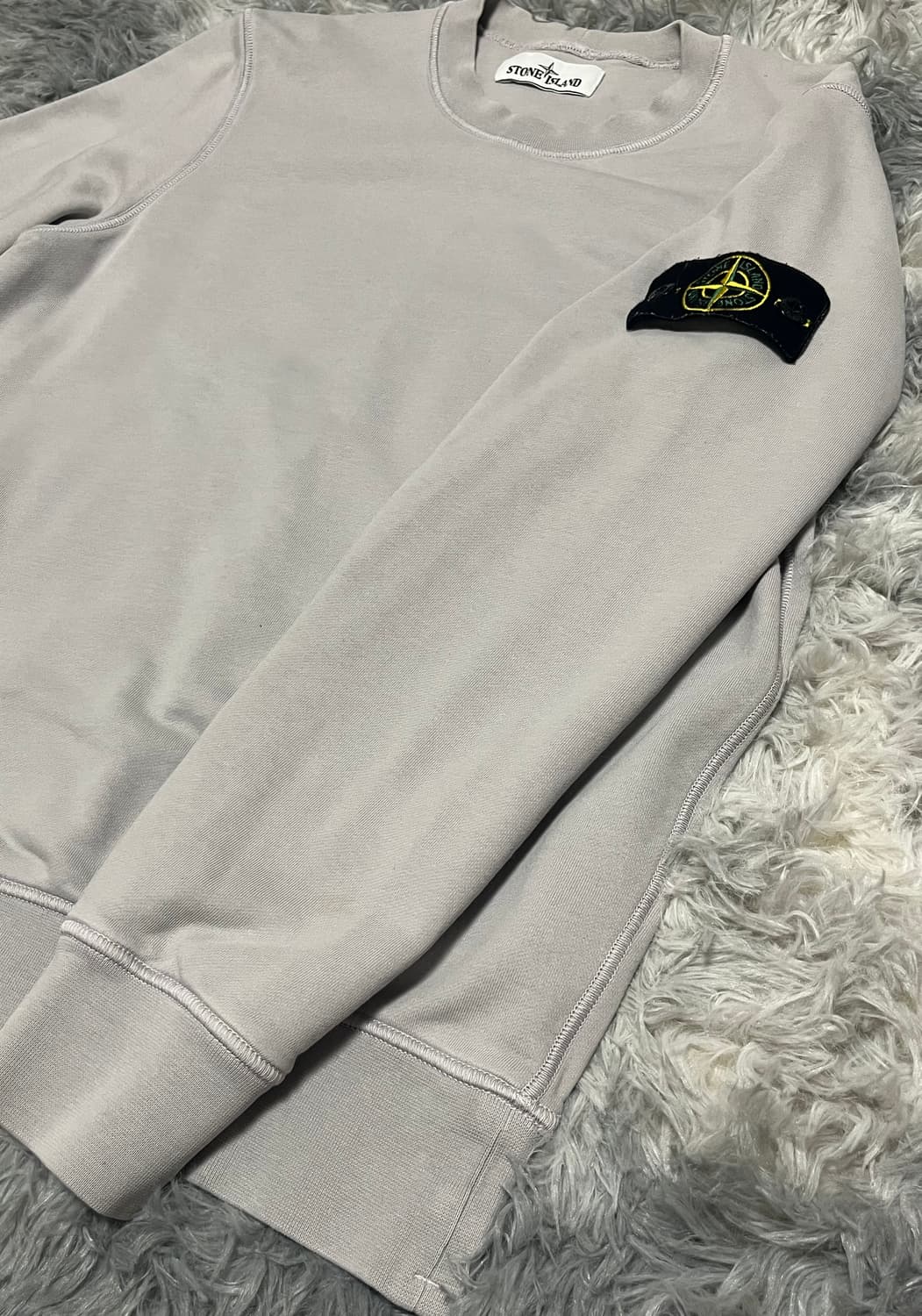 스톤아일랜드 맨투맨 그레이 상품이미지5