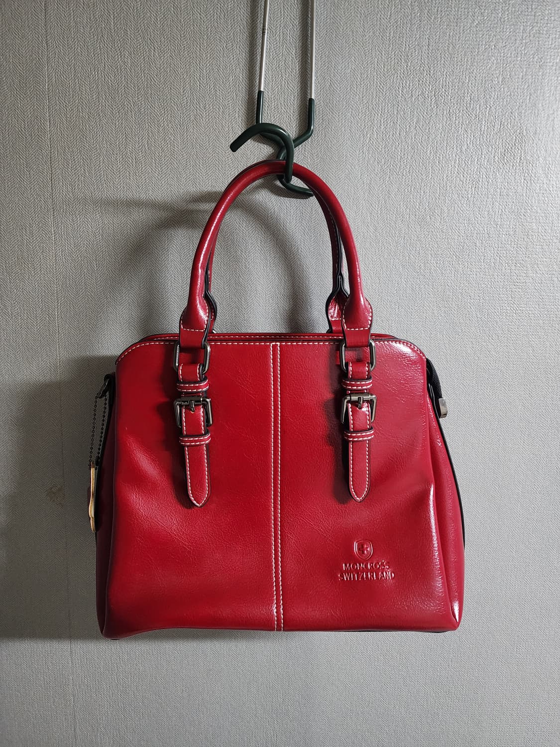 몽크로스 스위스 레드 토트백 상품이미지1
